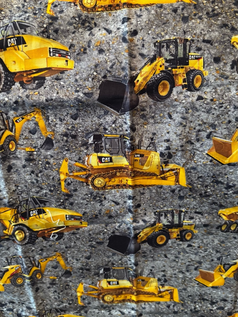 Boys Truck Fabric Cotton 36”x43” New
